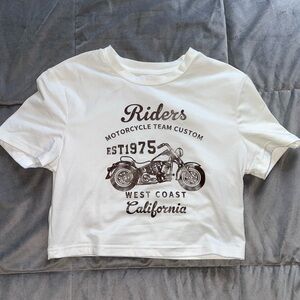 SHEIN cropped tee. Size small